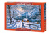 PUZZLE ZIMOWY PORANEK KRAJOBRAZ 1500EL CASTORLAND