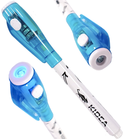 SZPIEGOWSKI NIEWIDZIALNY DŁUGOPIS Z LAMPKĄ UV SEKRETNY TAJNY - KIDEA