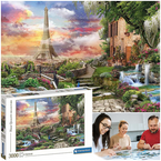 PUZZLE PARIS DREAM PARYSKI SEN WIDOK WIEŻA EIFFLA 3000 ELEMENTÓW CLEMENTONI