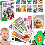 KARTY PIOTRUŚ EMOCJE MEMO PAMIĘĆ 2w1 STWORKI GRA KARCIANA ALEXANDER