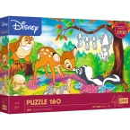 PUZZLE 160 ELEMENTÓW DISNEY BAMBI JELONEK 40-LECIE UKŁADANKA TREFL 40054