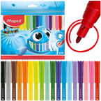 MAZAKI PISAKI FLAMASTRY COLORPEPS OCEAN MAPED 18 INTENSYWNYCH KOLORÓW