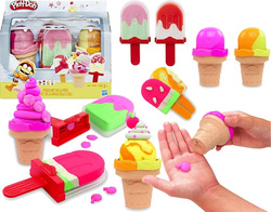 PLAY-DOH CIASTOLINA LODZIARNIA ZAMRAŻARKA Z LODAMI