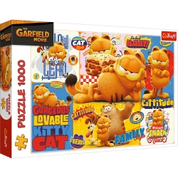 PUZZLE 1000 GARFIELD PRZYGODY GARFIELDA KOT PIES ODIE UKŁADANKA TREFL 10935
