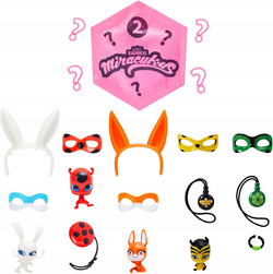 MIRACULOUS BIEDRONKA I CZARNY KOT MARINETTE LALKA NIESPODZIANKA W TUBIE