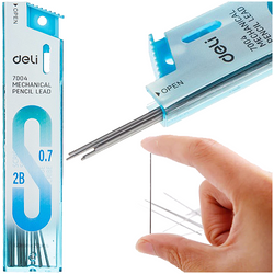 WKŁADY DO OŁÓWKA AUTOMATYCZNEGO DELI GRAFITY RYSIKI 2B 0.7mm 20szt. (1 op.)
