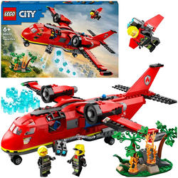 LEGO CITY STRAŻACKI SAMOLOT RATUNKOWY GAŚNICZY STRAŻ POŻARNA 478 EL. 60413