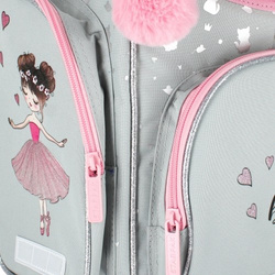 TORNISTER SZKOLNY PASTEL BALERINA KOTEK - STARPAK