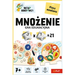 GRA EDUKACYJNA DLA DZIECI MNOŻENIE MAŁY ODKRYWCA UKŁADANKA TREFL 02802