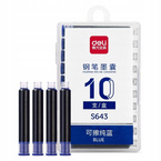 NABOJE DO PIÓRA DELI NIEBIESKIE WKŁADY ATRAMENTOWE DO PIÓRA 10 sztuk