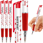 DŁUGOPIS AUTOMATYCZNY S-FINE W GWIAZDKI CZERWONY TOMA SUNNY TO-069 - 3 szt.