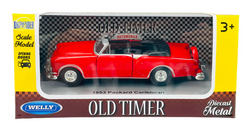 1953 PACKARD CARIBBEAN OLD TIMER METALOWY SAMOCHODZIK WELLY 1:34