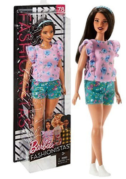 MODNA LALKA BARBIE FASHIONISTAS 78 - MATTEL 28 CM