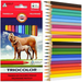KREDKI OŁÓWKOWE TRÓJKĄTNE JUMBO GRUBE TRIOCOLOR KOH-I-NOOR 24 KOLORY