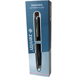 DŁUGOPIS ZENITH 60 AUTOMATYCZNY NIEBIESKI WKŁAD ASTRA ETUI CZARNY