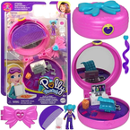 POLLY POCKET LALECZKA LUSTERKO PUZDERKO Z AKCESORIAMI NOCOWANIE GVM25