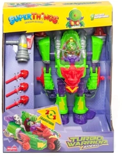 SUPER ZINGS SUPERTHINGS TURBO WARRIOR SPEED ROBOT TRANSFORMUJĄCY FIGURKA