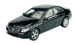 MERCEDES-BENZ E-CLASS 2016 CZARNY METALOWY MODEL KOLEKCJONERSKI WELLY