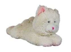 MASKOTKA ZOOKIEZ BIAŁY KOTEK - CHWYTNE ŁAPKI