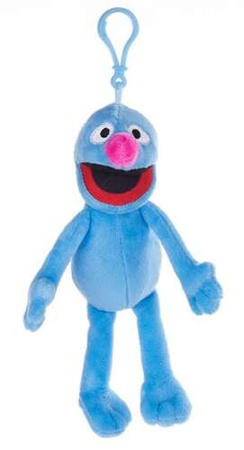 MASKOTKA ULICA SEZAMKOWA GROVER PLUSZAK ZAWIESZKA BRELOK 18 cm