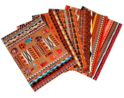 WYCINANKA SAMOPRZYLEPNA PAPIER A4 WZÓR AFRYKAŃSKI