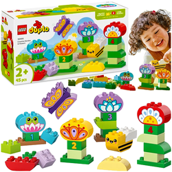 LEGO DUPLO TOWN KREATYWNY OGRÓD I KWIATY ZWIERZĄTKA DUŻE KLOCKI 10444