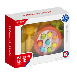 GRA ZRĘCZNOŚCIOWA ZBIJAK Z MŁOTKIEM DLA MALUCHA WHACK-A-MOLE ROBACZKI