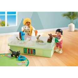 PLAYMOBIL MY LIFE DZIEWCZYNKI Z KRÓLIKAMI FIGURKI AKCESORIA 30 EL. 71753