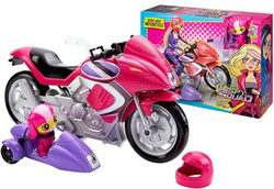 BARBIE MOTOCYKL TAJNEJ AGENTKI POJAZD ROBOZWIERZAK