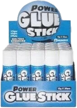 KLEJ W SZTYFCIE BIUROWY SZKOLNY MUNGYO 25g MOCNY ZMYWALNY