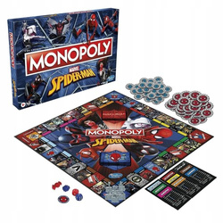 MONOPOLY GRA EKONOMICZNA PLANSZOWA SPIDER-MAN MARVEL HASBRO WERSJA POLSKA
