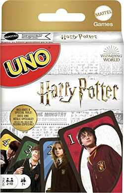 UNO HARRY POTTER GRA KARCIANA 112 KARTY SPECJALNE WIZARDING WORLD MATTEL