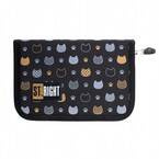 PIÓRNIK DWUKLAPKOWY PC-03 GOLDEN CATS ZŁOTE KOTY KOTKI  - ST.RIGHT