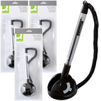 DŁUGOPIS NA SPRĘŻYNCE MOCOWANY PRZYKLEJANY 0,7mm Q-CONNECT - 3 szt.