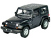 JEEP WRANGLER RUBICON 2007 CZARNY METALOWY SAMOCHODZIK KOLEKCJONERSKI WELLY