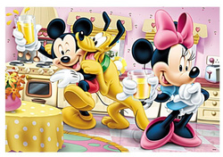 PUZZLE WESOŁE POPOŁUDNIE MIKI MINNIE 160EL - TREFL