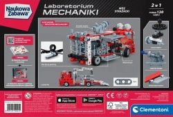 KLOCKI KONSTRUKCYJNE WÓZ STRAŻACKI STRAŻ POŻARNA LABORATORIUM MECHANIKI