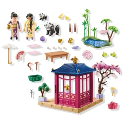 PLAYMOBIL AZJATYCKI OGRÓD Z PANDĄ KWITNĄCA WIŚNIA JAPONIA FIGURKI 71762