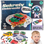 SEKRETY ELEKTRONIKI 108 EKSPERYMENTÓW DOŚWIADCZEŃ XXL EDUKACYJNE DROMADER