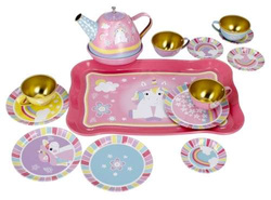 NACZYNIA KUCHENNE METALOWE TĘCZOWY JEDNOROŻEC 14EL