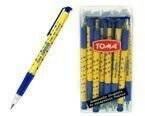 DŁUGOPIS AUTOMATYCZNY W GWIAZDKI NIEBIESKI 0,7MM TOMA SUNNY TO-060