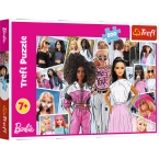 PUZZLE 200 ELEMENTÓW W ŚWIECIE BARBIE LALKA LALKI UKŁADANKA TREFL 13301