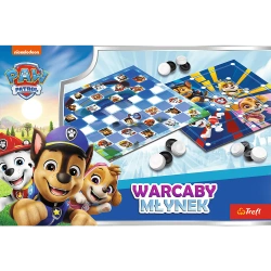 GRA PLANSZOWA PSI PATROL WARCABY MŁYNEK 2w1 STRATEGICZNA TREFL 02798