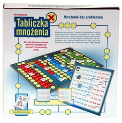 GRA PLANSZOWA EDUKACYJNA MATEMATYCZNA TABLICZKA MNOŻENIA - JAWA