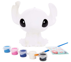 STITCH FIGURKA PODŚWIETLANA LAMPKA DO POMALOWANIA CERAMICZNA + FARBY DISNEY