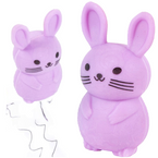 GUMKA DO ŚCIERANIA MAZANIA SŁODKI ZWIERZAK KRÓLICZEK RÓŻOWY KIDEA