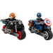 LEGO MARVEL CZARNA WDOWA I KAPITAN AMERYKA NA MOTOCYKLACH 76260