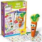 GRA EDUKACYJNA CAROTINA 500 PYTAŃ ZWIERZĘTA 30 KART DYDAKTYCZNYCH LISCIANI