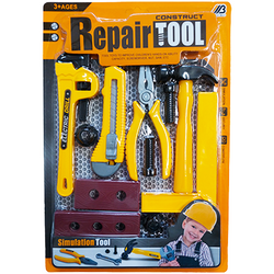 ZESTAW NARZĘDZI DLA DZIECI MAŁY MAJSTERKOWICZ NARZĘDZIA MŁOTEK KOMBINERKI