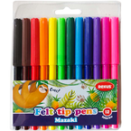 MAZAKI PISAKI FLAMASTRY 12 KOLORÓW REXUS - BENIAMIN
